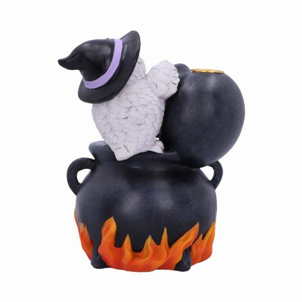 Photo #3 of product U6133W2 - Snowy Brew Owl Backflow Incense Burner 17cm