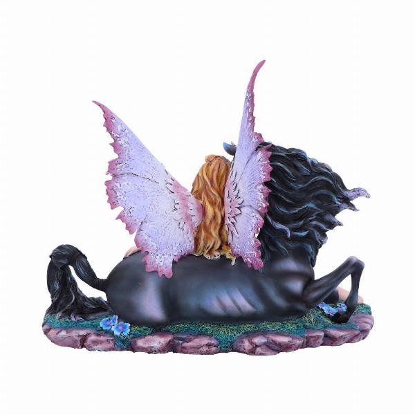 Photo #4 of product D5124R0 - Spirit Bond Purple Pink Unicorn Fairy Companion Figurine