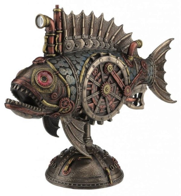 Photo of Steampunk Piranha Explorer Submarine 31 cm Light Beam Feature