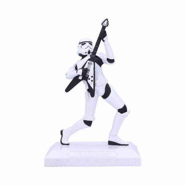 Photo #1 of product B5871V2 - Officially Licensed Stormtrooper Rock On Guitarist Figurine 18cm