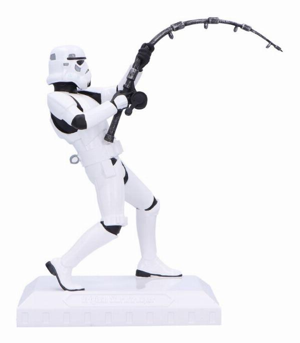 Photo #1 of product B6953A25 - Original Stormtrooper What a Catch Fishing Figurine