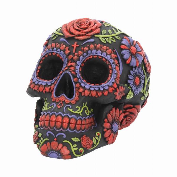 Photo #2 of product B3621J7 - Sugar Blooms Skull Ornament 18cm