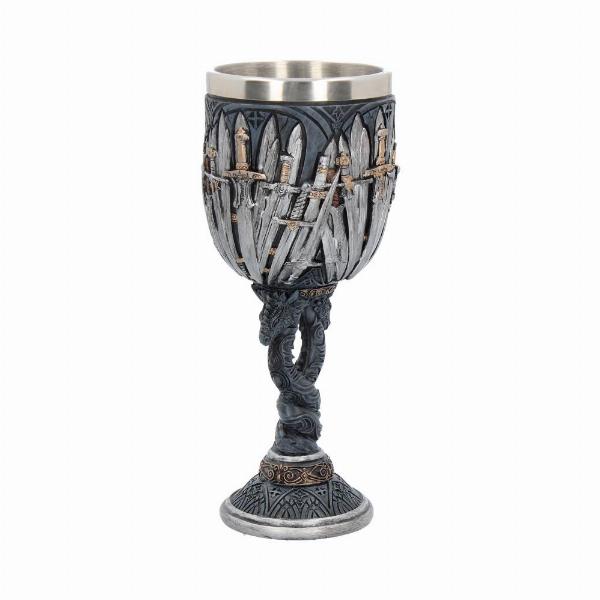 Photo #3 of product B2947H7 - Nemesis Now Medieval Sword Dragon Wine Goblet