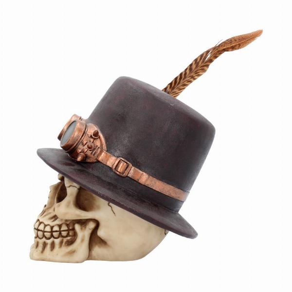 Photo #3 of product U2506G6 - The Aristocrat steampunk alternative skull figurine