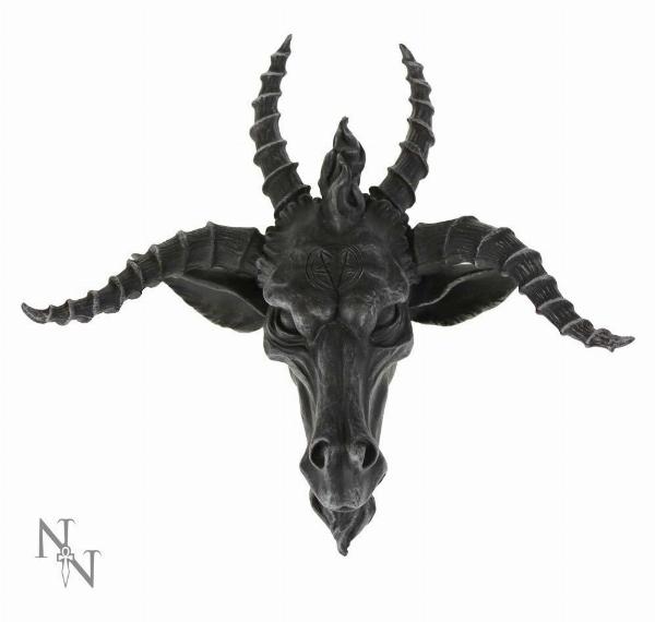 Photo #1 of product C0848C4 - The Goat Of Mendes Plaque Baphomet Occult Wall Hanging
