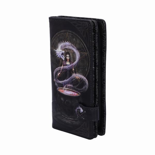Photo #2 of product B5373S0 - Anne Stokes The Summoning Witch and Dragon Embossed Purse