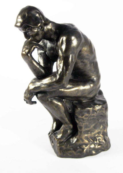 Photo of The Thinker Bronze Figure 14 cm (Auguste Rodin)