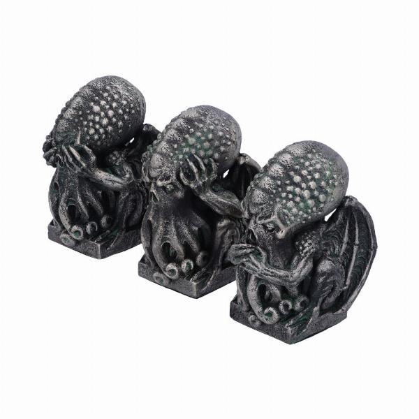 Photo #2 of product D5492T1 - Three Wise Cthulhu Figurines 7.6cm