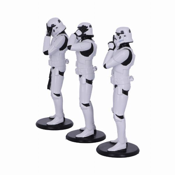 Photo #3 of product B4889P9 - The Original Stormtrooper Three Wise Sci-Fi Figurines