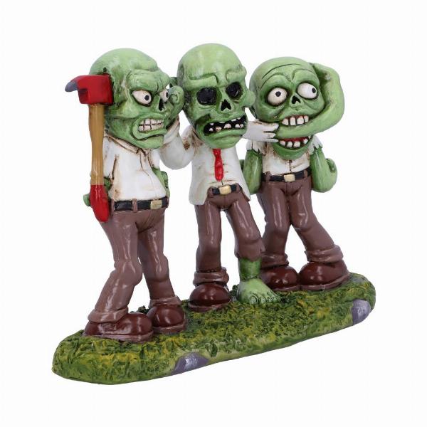 Photo #3 of product U5524T1 - Three Wise Zombies Horror Undead Creature Figurine