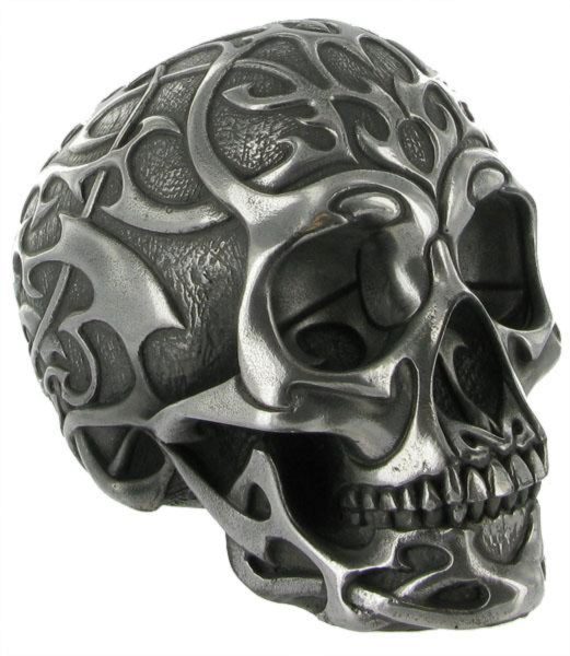 Photo of Tribal Skull Silver Medium