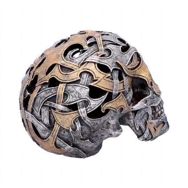 Photo #4 of product U4778P9 - Tribal Traditions Small Metallic Skull Ornament
