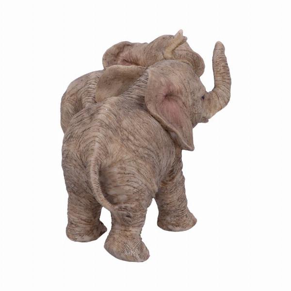 Photo #4 of product U4769P9 - Trunk to Trunk Elephant Calves Figurine