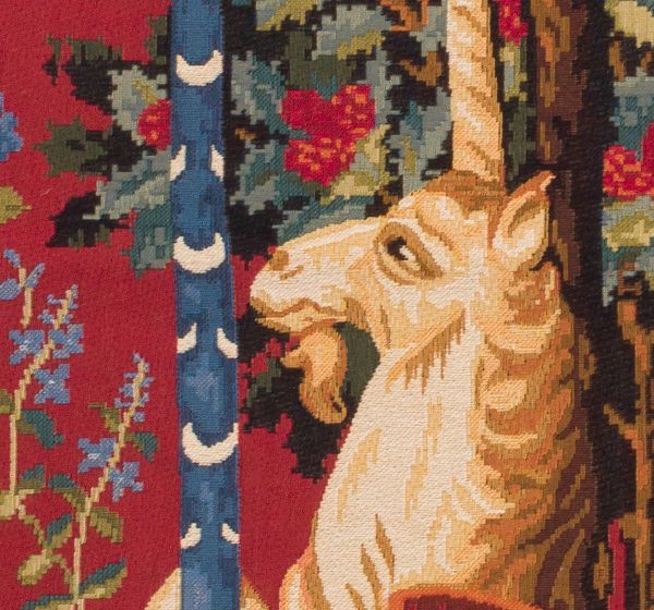 Phot of Unicorn Medieval Wall Tapestry