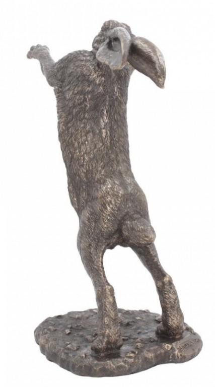 Photo of Upright Boxing Hare Might Bronze Figurine (Andrew Bill)