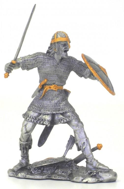 Photo of Viking Attacking Pewter Figurine