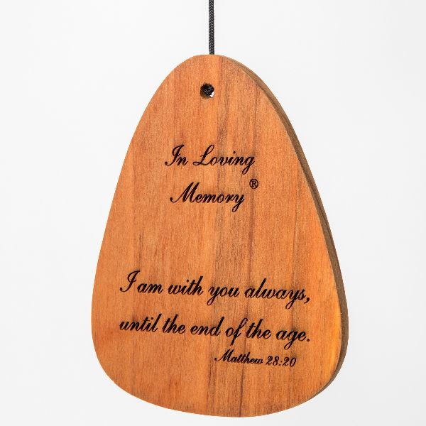 Phot of With You Always - in Loving Memory Memorial 18 Inch Wind Chime