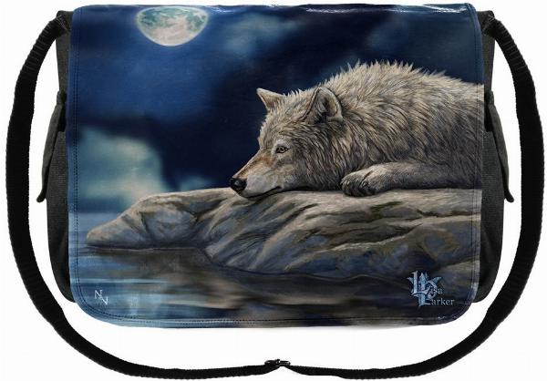 Photo of Wolf Quiet Reflection Messenger Bag (Lisa Parker)