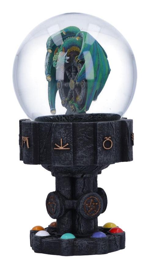 Photo #2 of product B6349X3 - Anne Stokes Year of the Magical Dragon Snow Globe 18.5cm