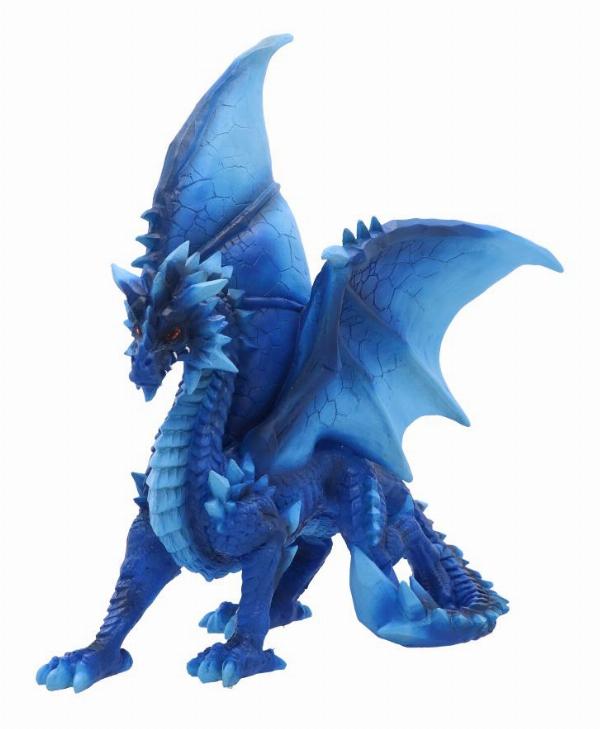 Photo #4 of product U6435X3 - Yukiharu Blue Dragon Figurine 21.5cm