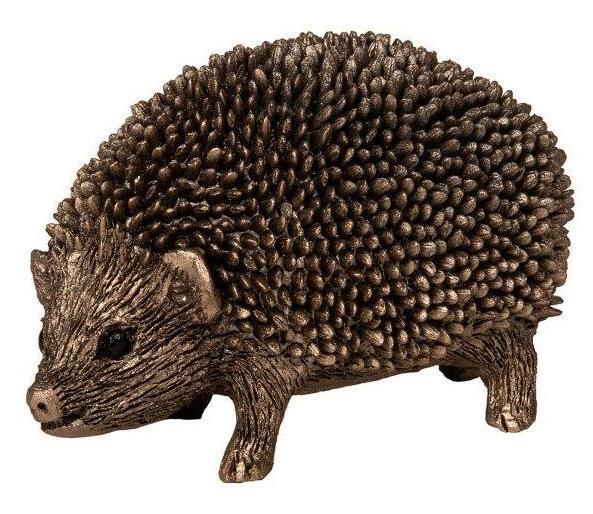 Zak Small Hedgehog Walking Bronze Sculpture Thomas Meadows | Bronze Gifts