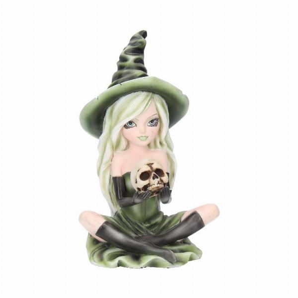 Photo #1 of product D2025F6 - Zelda Figurine Witch Skull Ornament