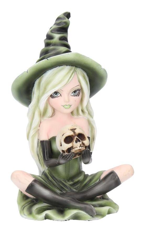 Photo #1 of product D2025F6 - Zelda Figurine Witch Skull Ornament