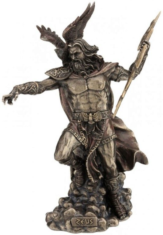 Zeus Bronze Statue 30cm Bronze Gifts