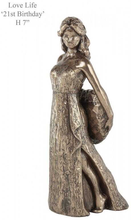 Photo of 21st Birthday Bronze Figurine