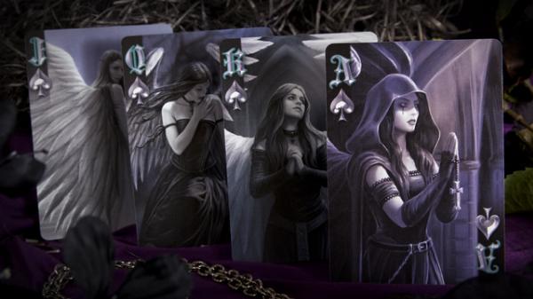 Photo of Anne Stokes Dark Hearts Playing Cards Deck