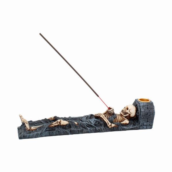 Photo #3 of product D2916H7 - Ashes to Ashes Crypt Skeleton Incense Stick Holder