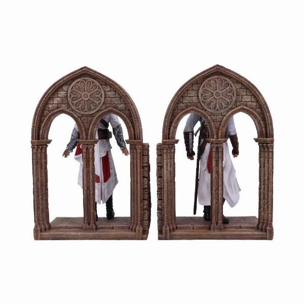 Photo #3 of product B5600T1 - Officially Licensed Assassins Creed Altar and Ezio Library Gaming Bookends