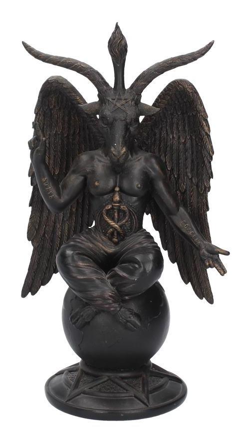 Photo #1 of product B1063C4 - Baphomet Antiquity Occult Mystical Figurine Gothic Ornament