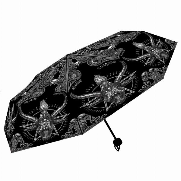 Photo #1 of product B5860U1 - Baphomet Umbrella