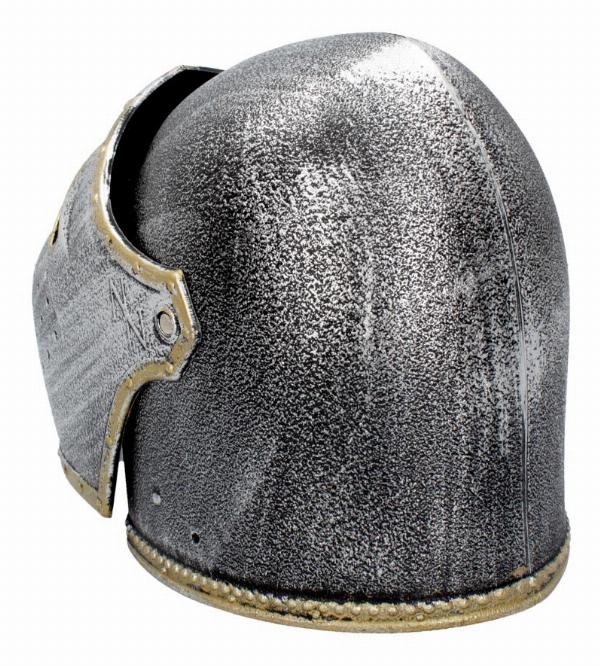 Photo #3 of product B4436N9 - Nemesis Now Silver Knight Bascinet Helmet (Pack of 3) 20.5cm