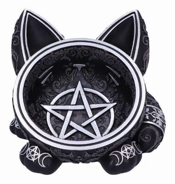 Photo #1 of product B6599Y3 - Black Cat Magic Trinket Bowl