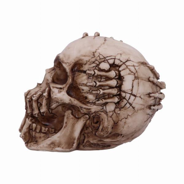Photo #3 of product B5389S0 - Officially Licensed James Ryman Breaking Out Skull Skeleton Ornament