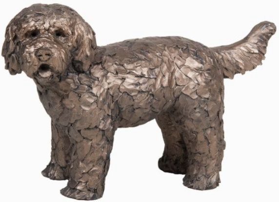 Photo of Button the Labradoodle Bronze Sculpture (Frith)