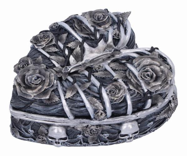 Photo #2 of product B6297X3 - Gothic Caged Heart Box 10.5cm
