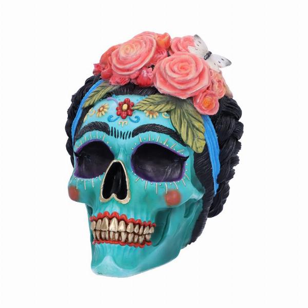 Photo #3 of product B6188W2 - Calavera de Azucar Mexican Skull 19cm