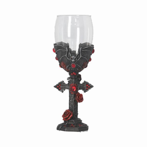 Photo #1 of product B4479N9 - Carpe Noctem Dracula Vampire Bat Wine Glass