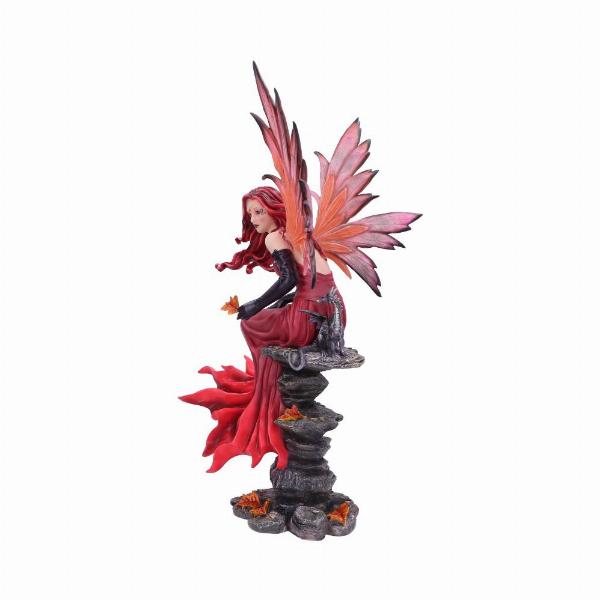 Photo #2 of product C5816U1 - Autumn Fairy with Dragon Figurine 60cm