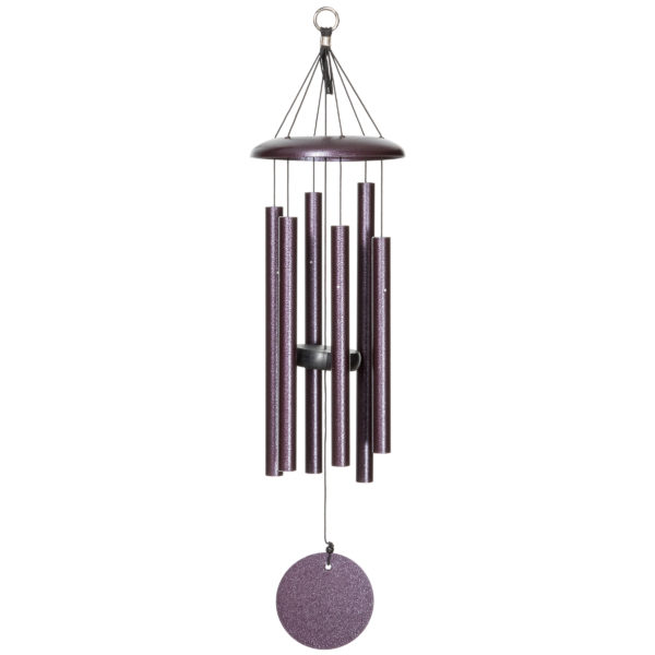 Phot of Corinthian Bells Plum Vein 27 Inch Wind Chime