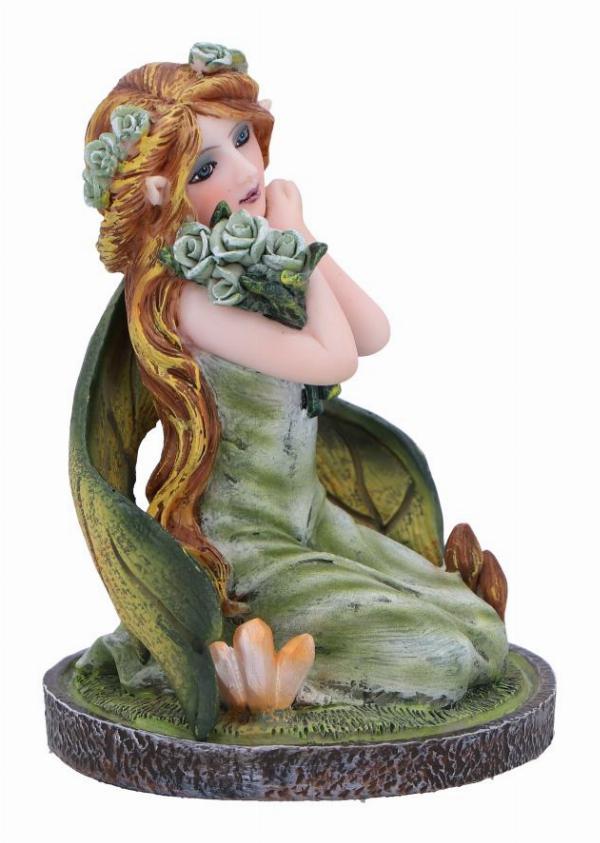 Photo #4 of product D6784B24 - Clover Green Crystal Fairy Figurine