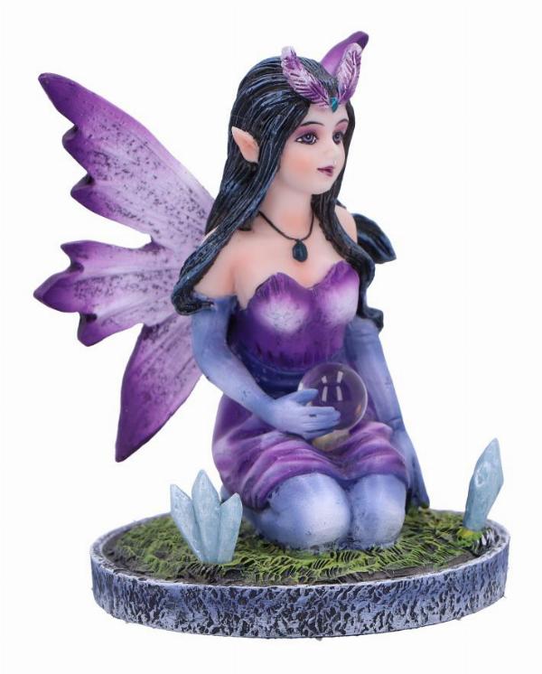 Photo #4 of product D6782B24 - Violet Purple Crystal Fairy Figurine