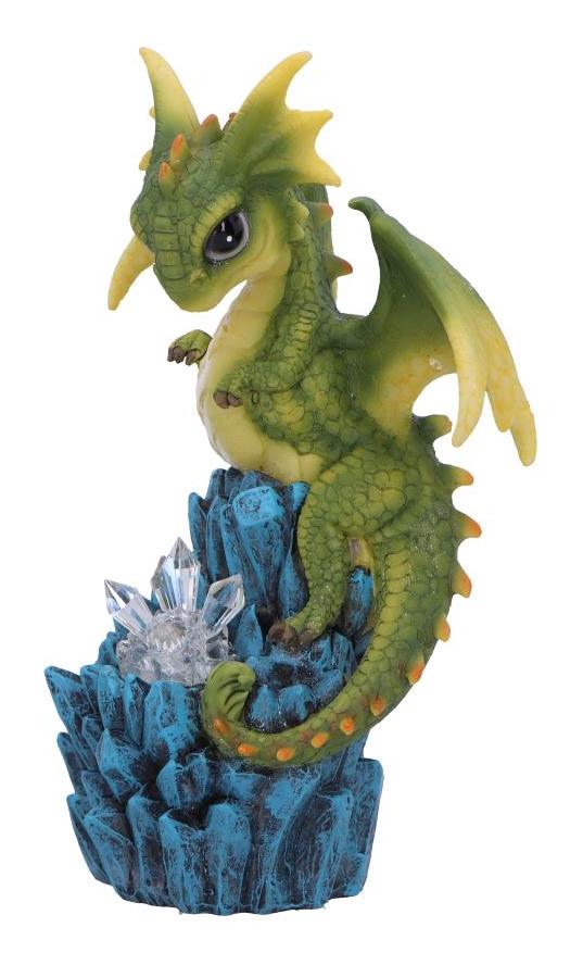 Photo #3 of product U6704A24 - Crystal Peak Dragon Illuminating Figurine 18cm