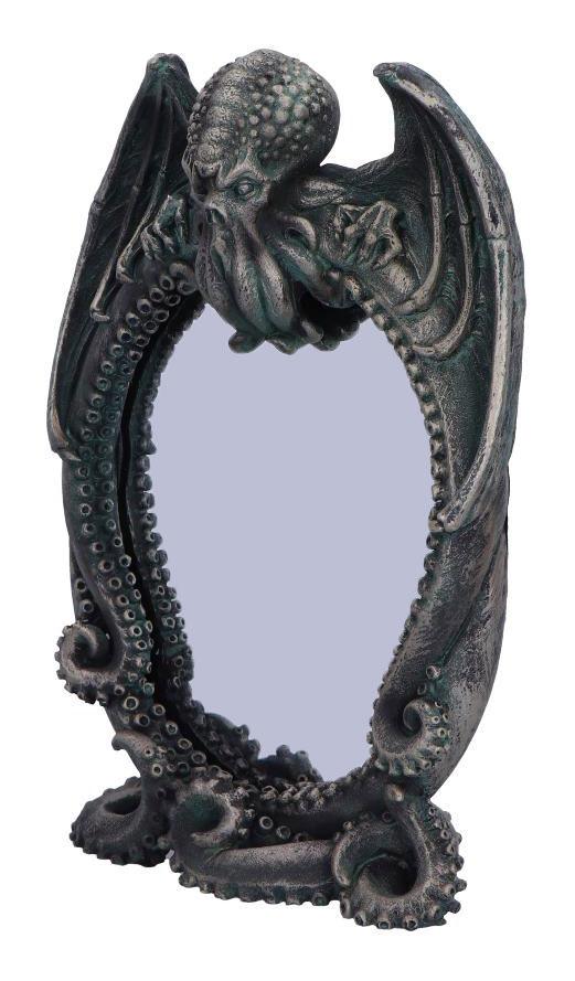 Photo #2 of product D6844C24 - Cthulhu's Reflection Gothic Mirror