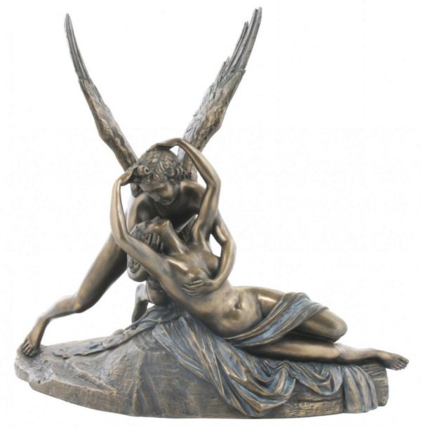 Photo of Cupid and Psyche Bronze Statue