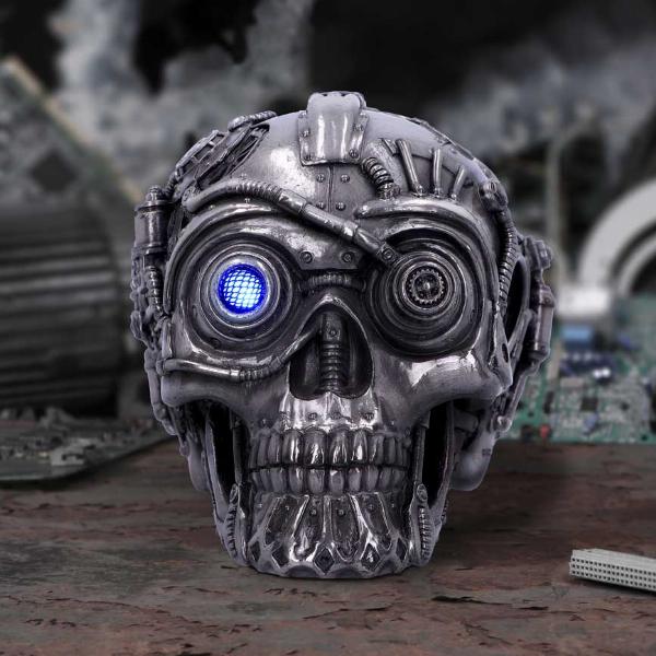 Photo #5 of product D5998W2 - Cybertron Silver Skull 16.5cm