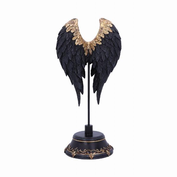 Photo #3 of product B5262S0 - Dark Angel Gothic Fallen Fae Wing Sculpture Figurine